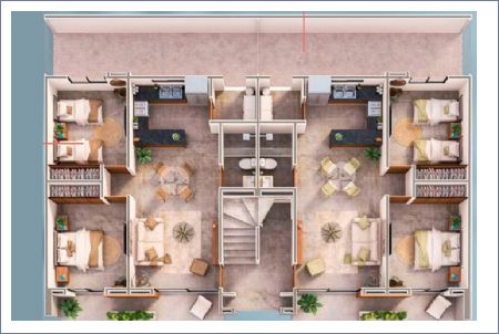 Render de Planta Baja - Quinta Maretta 2 Imagen de Planta Baja - Quinta Maretta 2